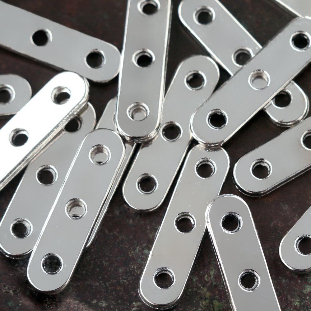 разделитель 3-отв. "спейс", цвет платина, 24x6x2 мм