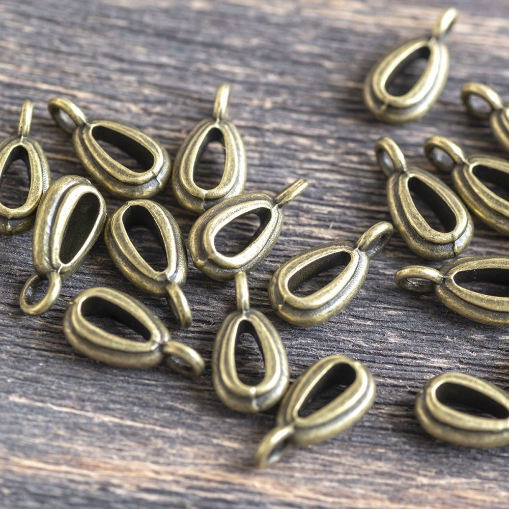 бейл "торус", цвет античная бронза, 13x4x5 мм