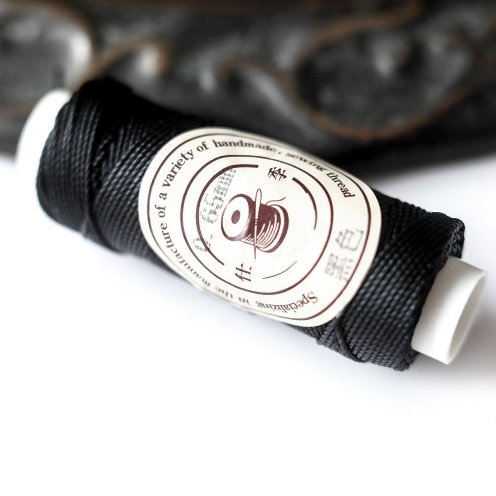 шнур вощеный, цвет черный, 0.65 мм, кат 20 м