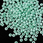 Бисер "Радуга", цвет св.аквамариновый непрозрачный матовый, 6/0 (уп 20 г)