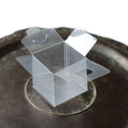Коробка сборная "Simple", пластик PVC, цвет прозрачный, 5х5х5 см