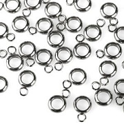 Бейл "Симпл", 201 Stainless Steel, цвет стальной, 8.5x6x2 мм