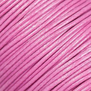 Шнур вощеный, цвет ярко-розовый, 1 мм