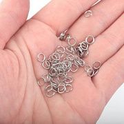 Колечко соединительное 5, цвет платина, 5х0.7 мм