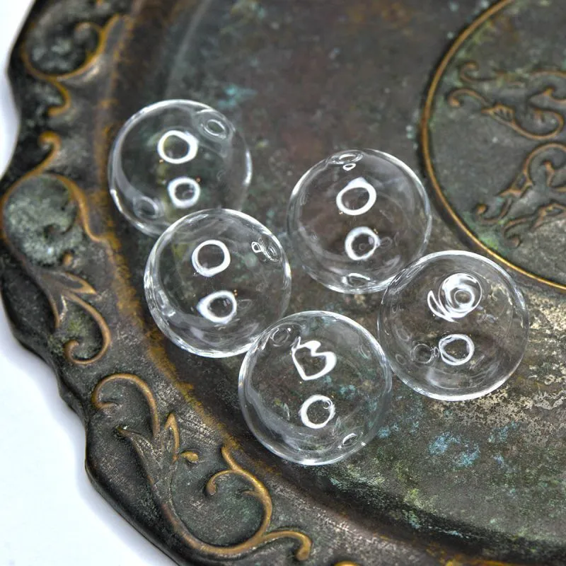 бусина, лэмпворк "шар", прозрачный, 30 мм