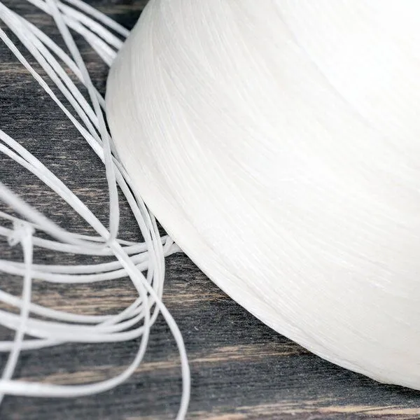 шнур вощеный, цвет молочный, 1х0.4 мм