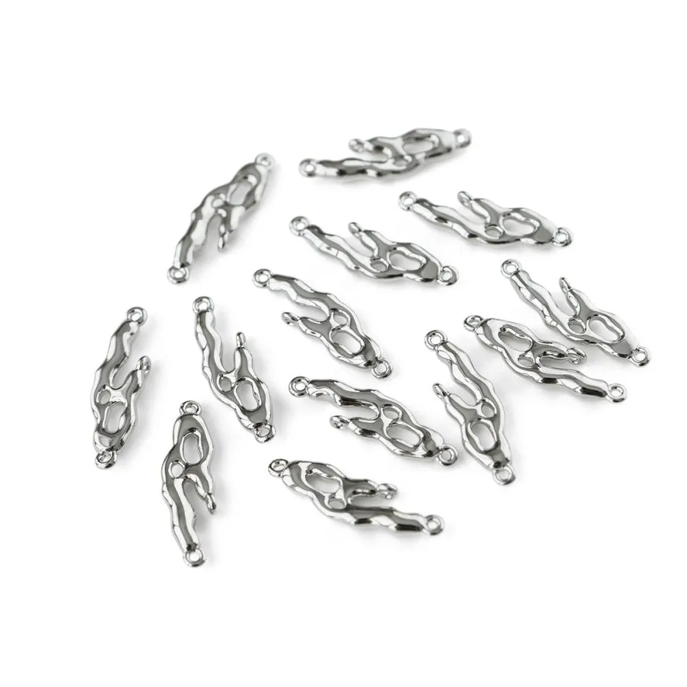 коннектор "смола", цвет платина, 21.5x6x2.5 мм