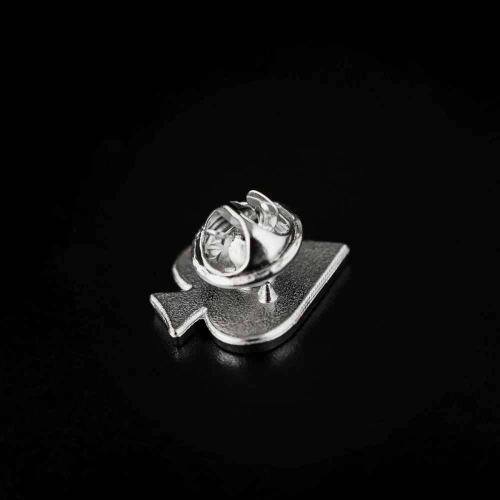 значок металл "пики", эмаль, цвет чёрный, 20.5x17x2 мм