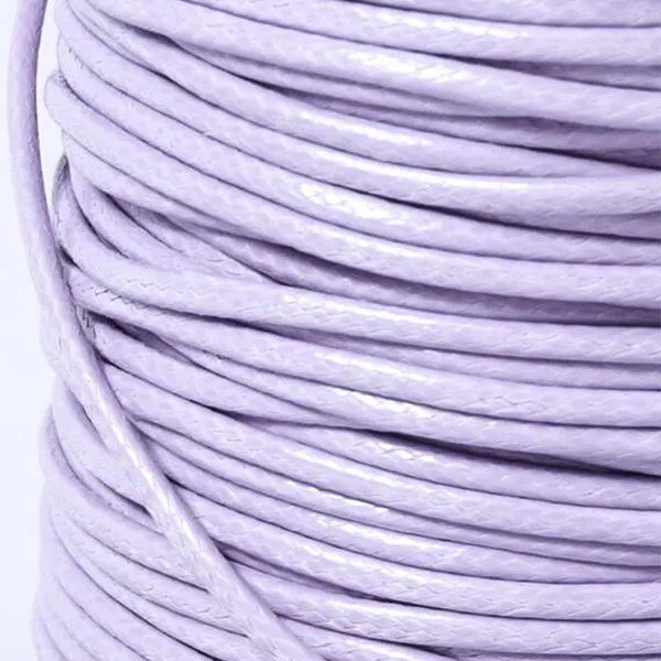 шнур вощеный, цвет сиреневый, 2 мм