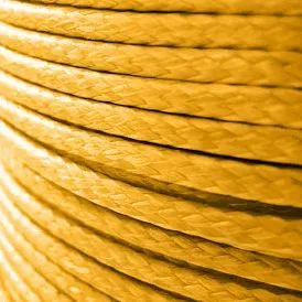 шнур вощеный, цвет ярко-желтый, 1 мм