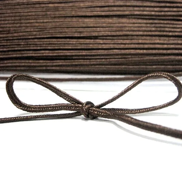 сутаж №21, кофейный, 3х1 мм (уп 5 м)