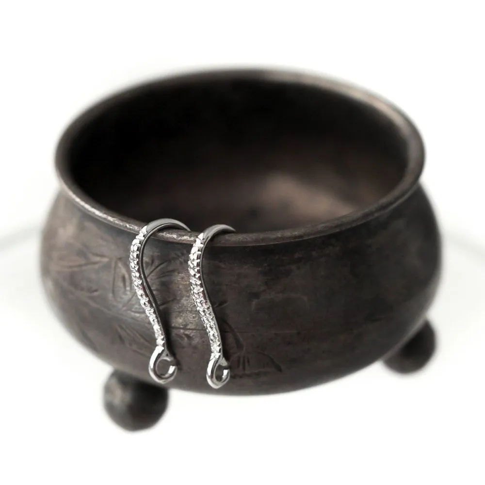 швензы "росинка", покрытие платина, 16.5x2x7.5 мм 