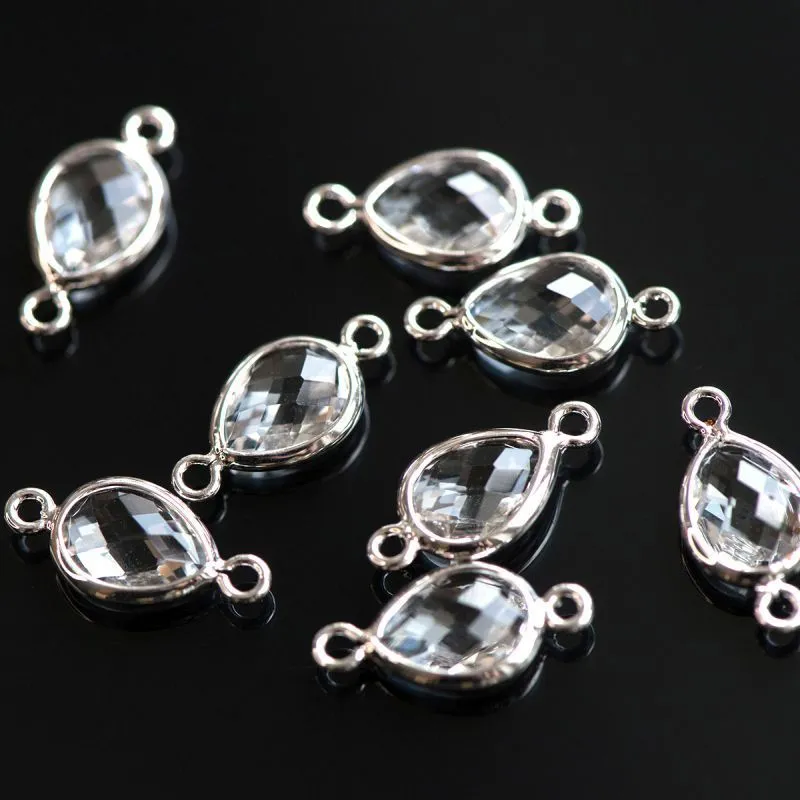 коннектор капля со стеклом, покрытие платиной, 14x7x3 мм