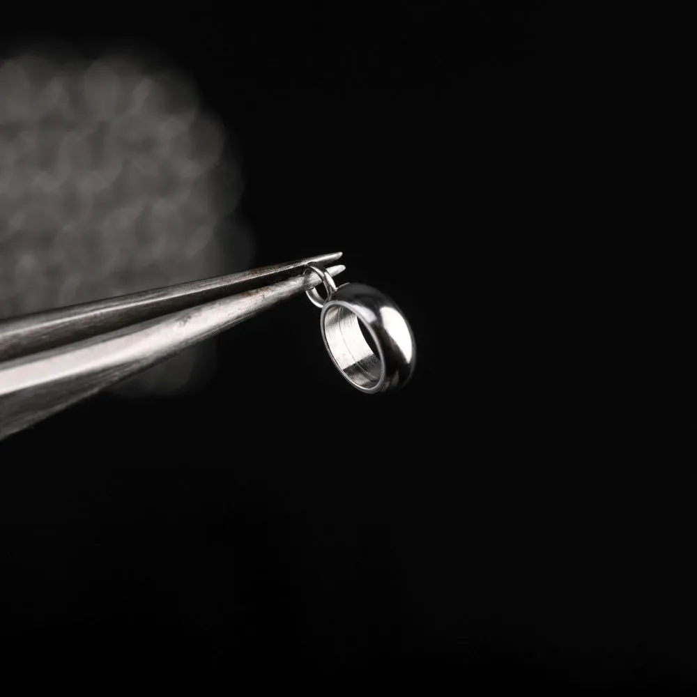бейл "симпл", 201 stainless steel, цвет стальной, 10x7x2.5 мм