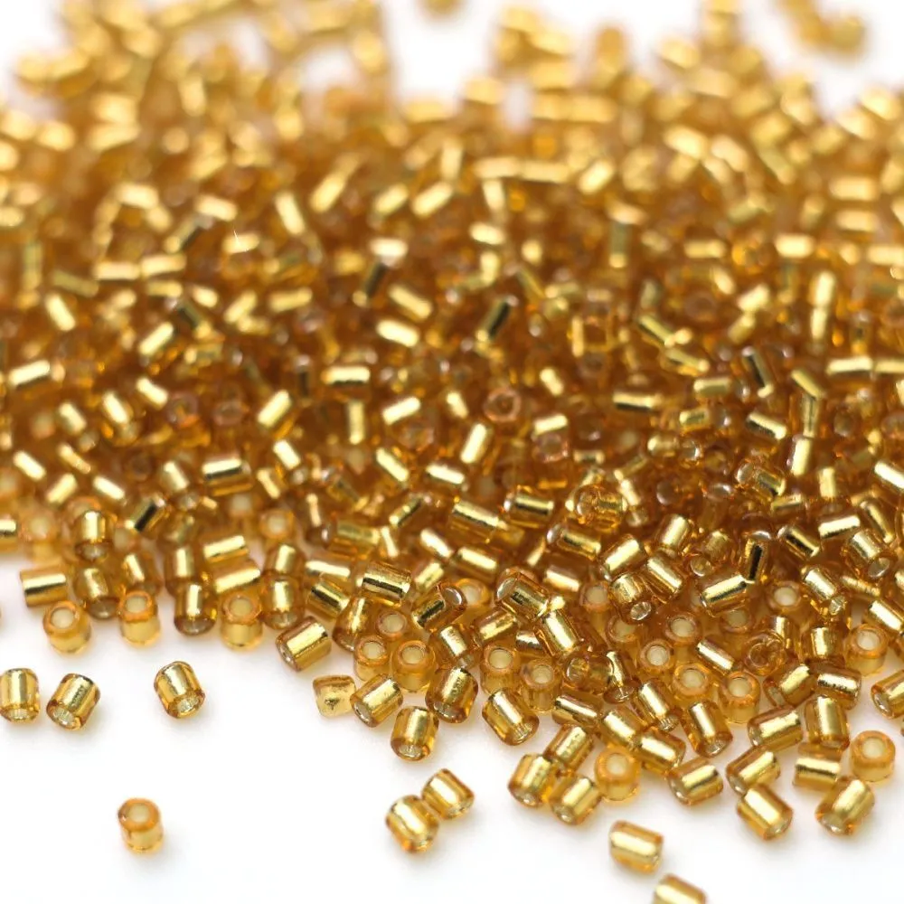 бисер "радуга", рубка, цвет золотистый/серебрение (уп 7 г)