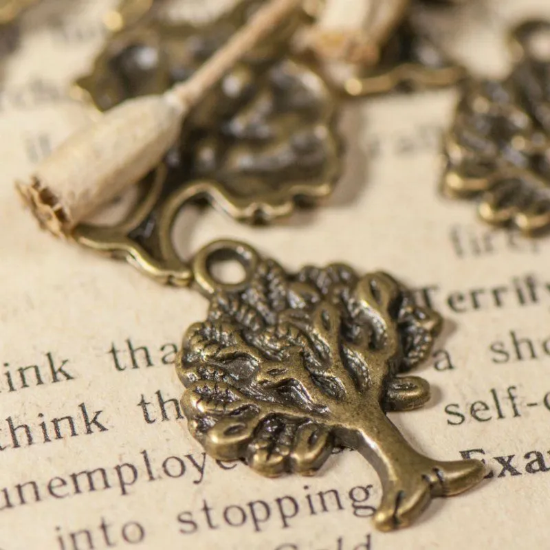 подвеска металлическая "дерево", цвет античная бронза, 22х17 мм