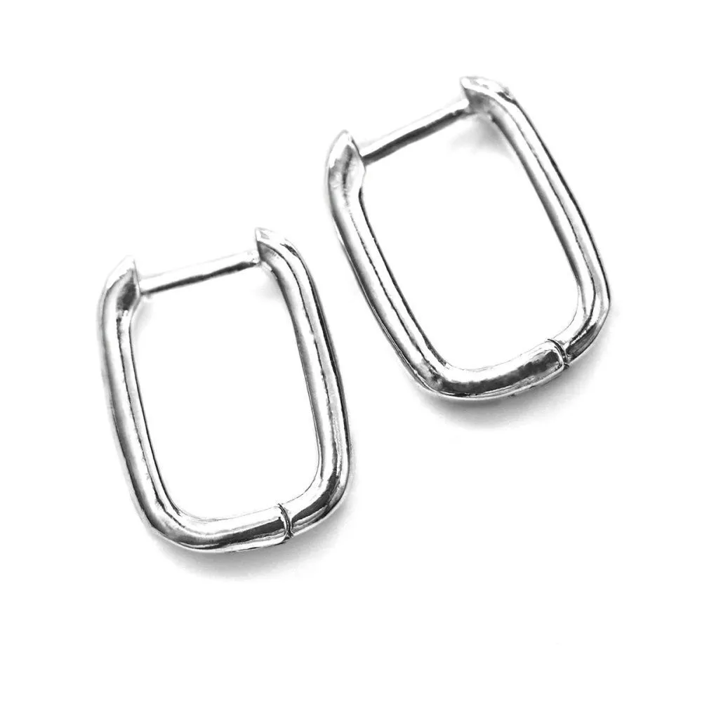 швензы "фрейм", цвет платина, 15.5x11.5x2 мм 