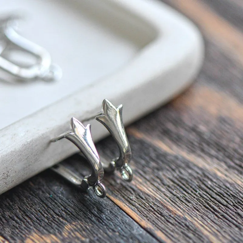 швензы "джилио", цвет платина, 19x11x7 мм