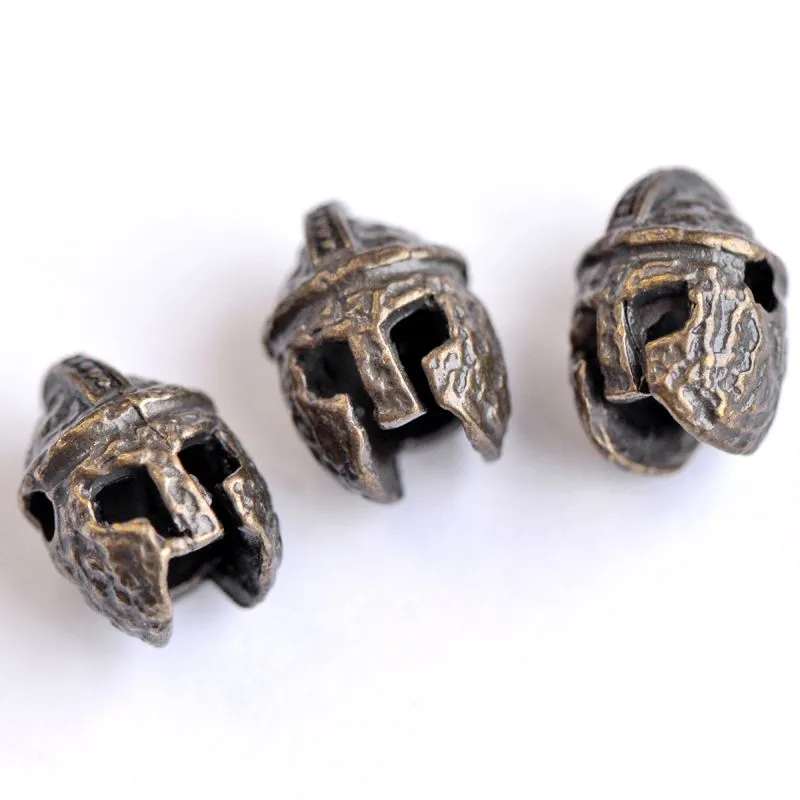 бусина, металл "троя", цвет античная бронза, 14x9.5x9 мм