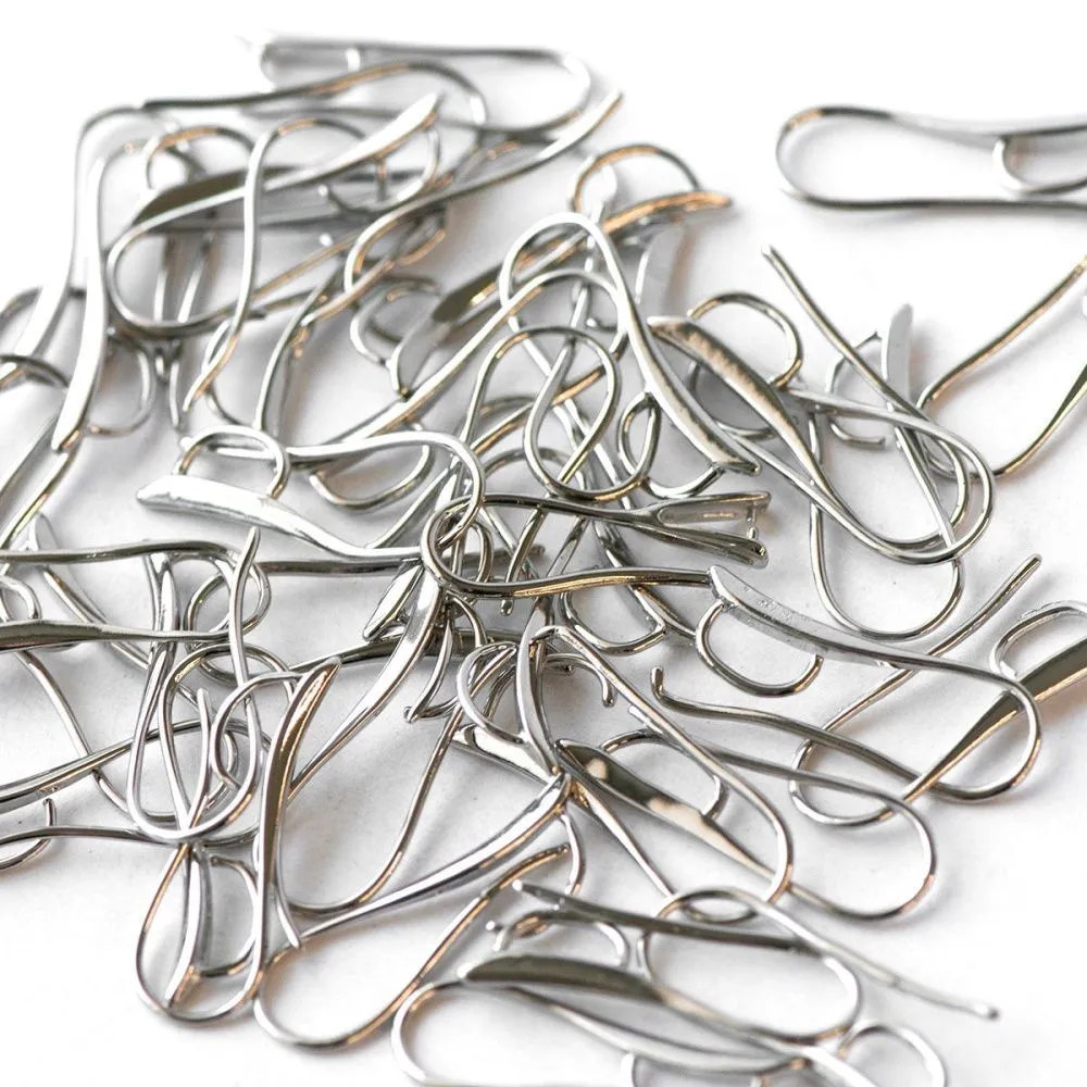 швензы "одри", цвет платина, 22x9 мм