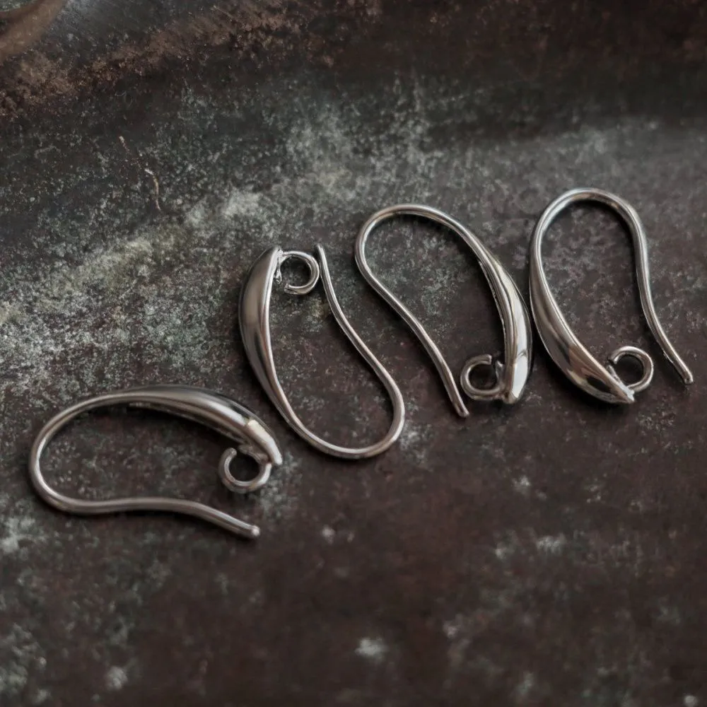 швензы "ласкари", цвет платина, 18.5x9.5x2 мм