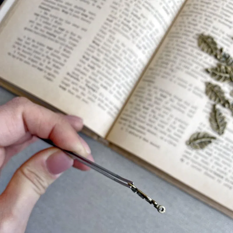 коннектор "монстера", цвет античная бронза, 27x14x4 мм