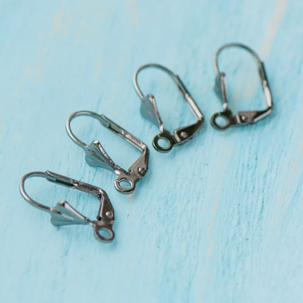 швензы "барбара", цвет черный, 5.6x16.7x10.2 мм