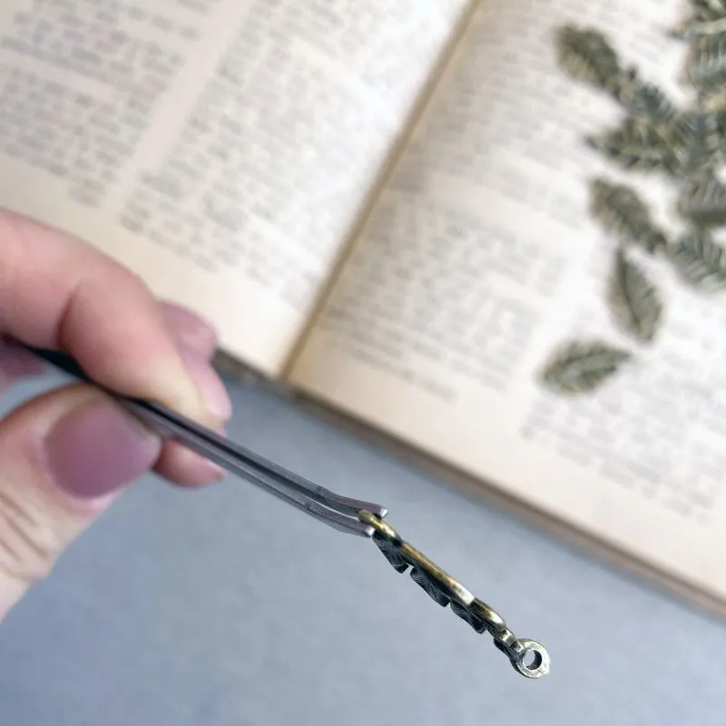 коннектор "монстера", цвет античная бронза, 27x14x4 мм