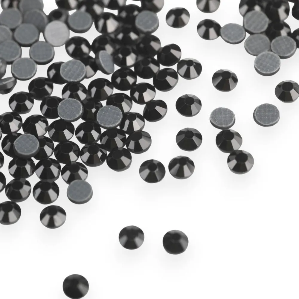 стразы термоклеевые горячей фиксации dmc, черный ав, ss10