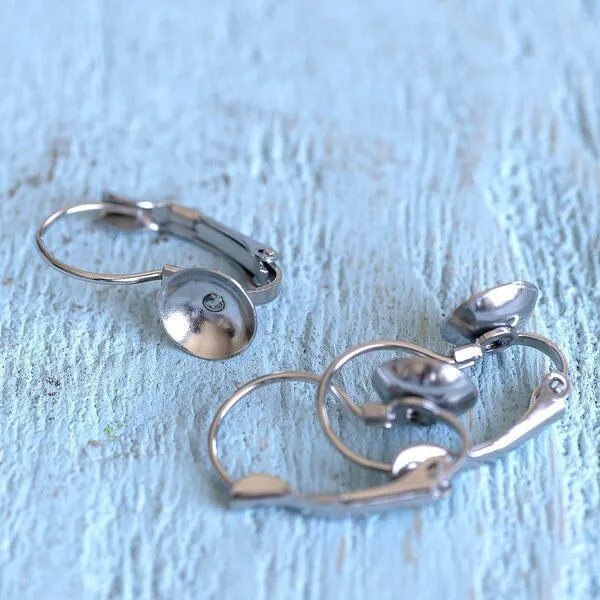 швензы "стил-кап", сталь гипоаллергенная, 19х8х0.8 мм