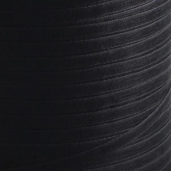 лента, органза, цвет черный, ширина 3 мм ленты