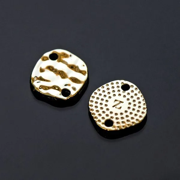 коннектор "патч", цвет светлое золото, 11.5x11x2 мм