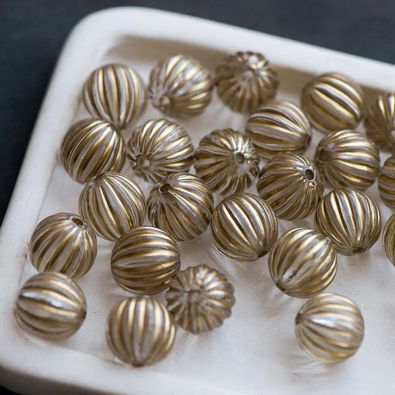 бусина, акрил "раффл", цвет прозрачный, 14 мм