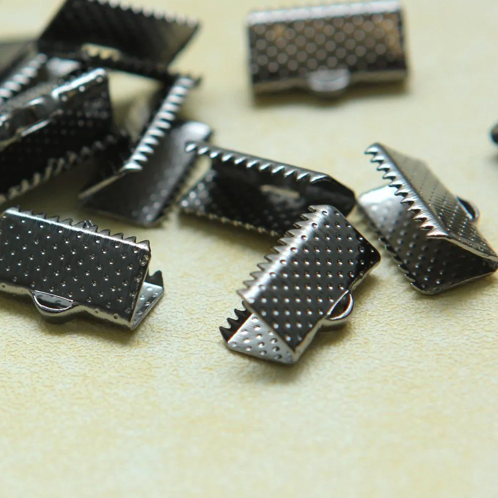 зажим для ленты, цвет черный,13x7 мм