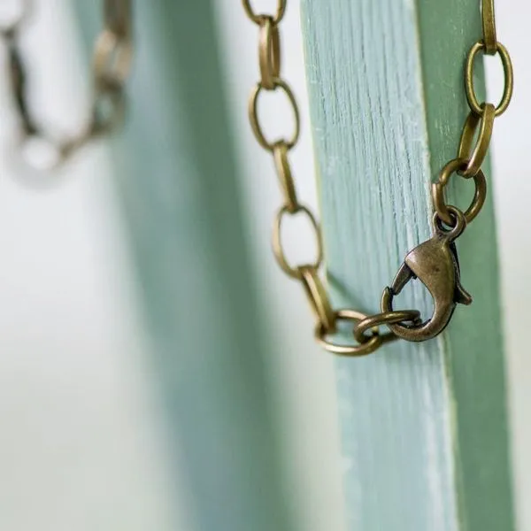 основа для браслета "снейк", цвет античная бронза, 20 см