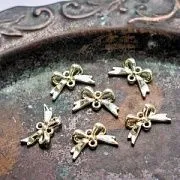Коннектор "Бант", цвет светлое золото, 20х12х3.5 мм