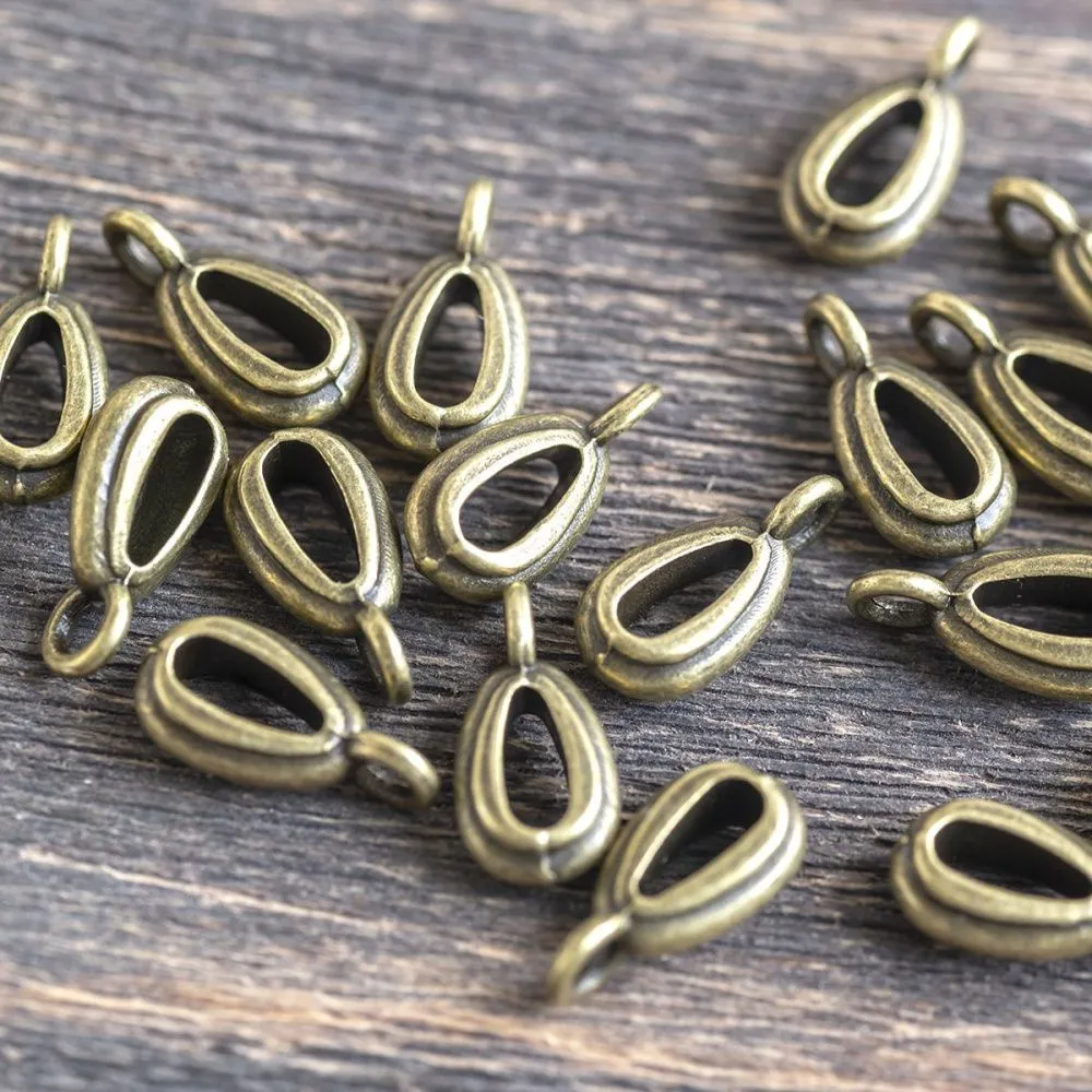 бейл "торус", цвет античная бронза, 13x4x5 мм