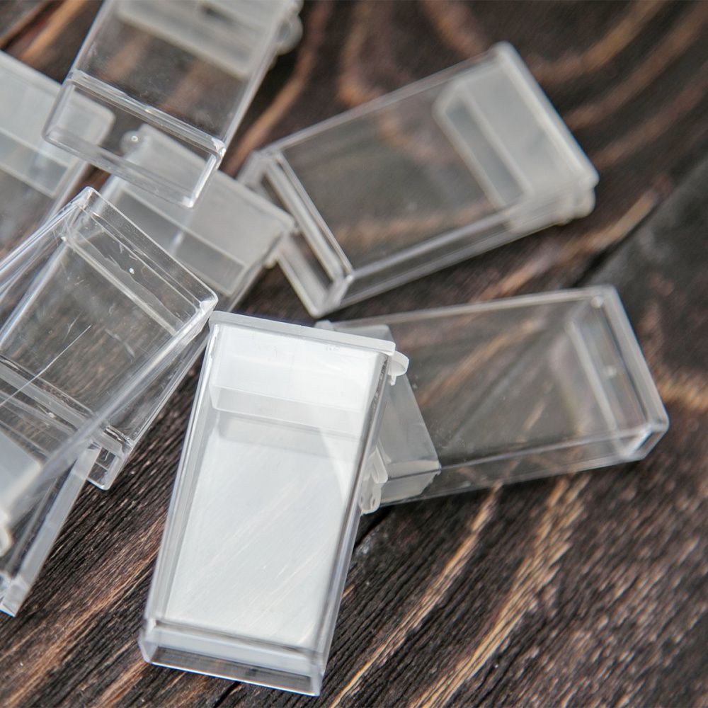 органайзер для бисера, бусин, фурнитуры, пластик, 50x27x12 мм