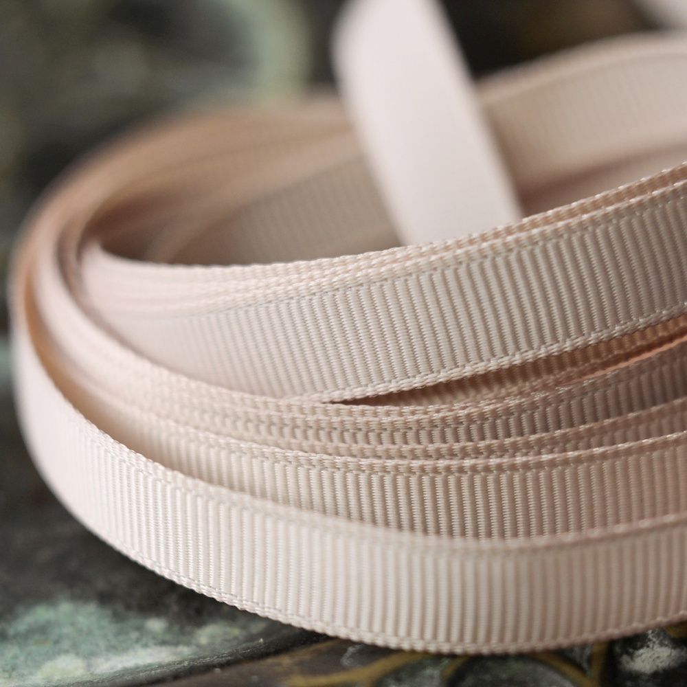 лента репсовая, цвет увядшей розы, ширина 9.5 мм ленты