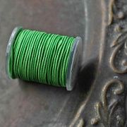 Резинка круглая шляпная, цвет зеленый весенний, 1 мм, боб 5 м 