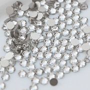 Стразы клеевые холодной фиксации Люкс, Cristal, SS16