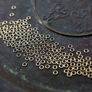 Колечко соединительное 4, 304 Stainless Steel, позолота, 4 мм (150 шт+/-10 шт)