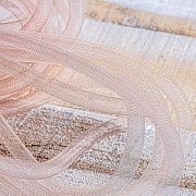 Ювелирная сетка, пластик, цвет персиковый, диаметр 10 мм
