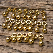 Наконечник для цепочки, цвет золото, 7х2.5 мм (уп 30 +/-2 шт)