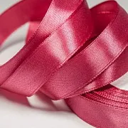 Лента, атлас цвет малиновый, ширина 15 мм