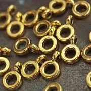 Бейл "Симпл", цвет античное золото, 6.5х2 мм (уп 20 +/-2 шт)