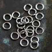Колечко соединительное 6, покрытие платиной, 6x1 мм  (уп. 20 шт+/- 2 шт)