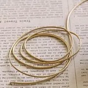 Шнур вощеный, цвет темно-бежевый, 1.5 мм