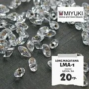 Бисер японский MIYUKI Long Magatama LMA-1 4x7мм