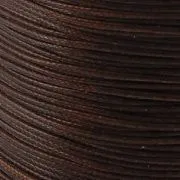 Шнур вощеный, цвет темно-коричневый, 0.5-0.8 мм